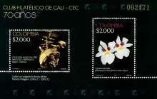 Club Filatélico de Cali CFC 70 años. (12/03/2009)