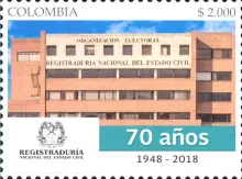 Registraduría Nacional del Estado Civil 70 años 1948-2018. (05/12/2018)