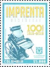 24. Imprenta Distrital de Bogotá 100 años 1919-2019. (02/12/2019)