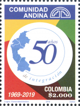 21. Comunidad Andina - CAN 50 años 1969-2019. (21/11/2019)